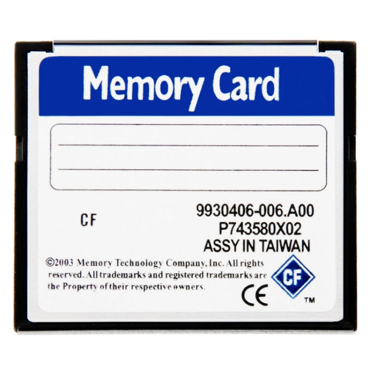 Compact Flash Digital Memory Card (100% Real Capacity)