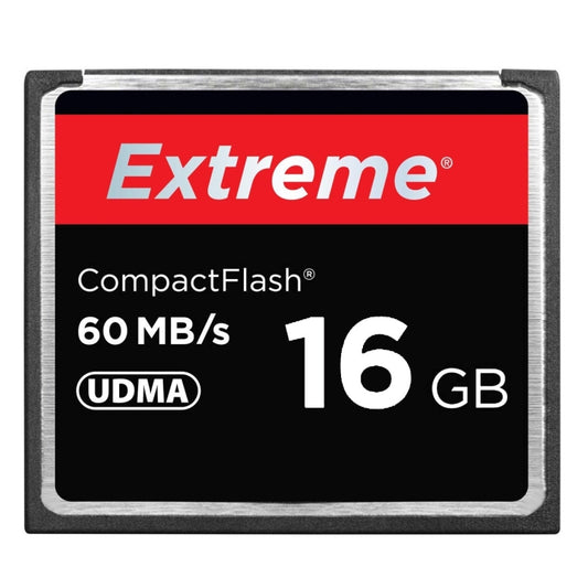 16GB Extreme Compact Flash Card, 400X Read  Speed, up to 60 MB/S (100% Real Capacity)