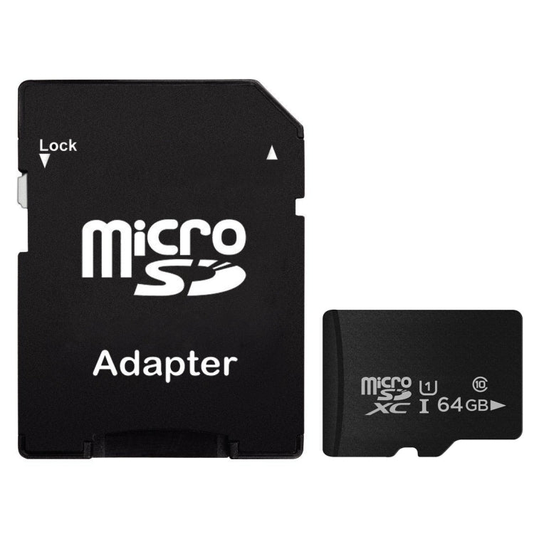 64GB High Speed Class 10 Micro SD(TF) Memory Card from Taiwan, Write: 8mb/s, Read: 12mb/s (100% Real Capacity)