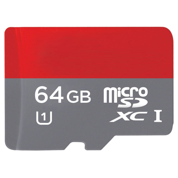 64GB High Speed Class 10 TF/Micro SDHC UHS-1(U1) Memory Card, Write: 15mb/s, Read: 30mb/s  (100% Real Capacity)