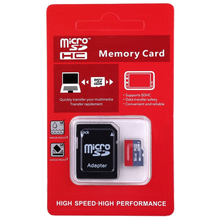 16GB High Speed Class 10 TF/Micro SDHC UHS-1(U1) Memory Card, Write: 15mb/s, Read: 30mb/s  (100% Real Capacity)