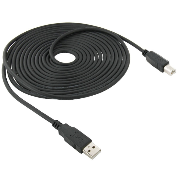 USB 2.0 Printer Extension AM to BM Cable, Length: 5m