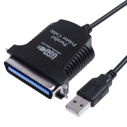 USB to Parallel 1284 36 Pin Printer Adapter Cable, Cable Length: 1m