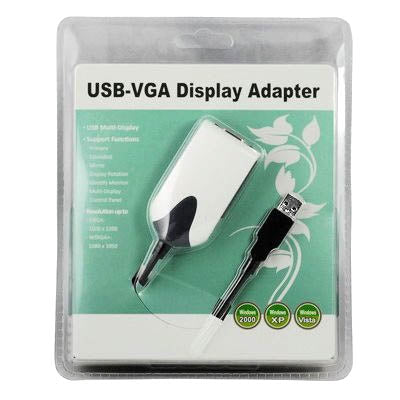 USB To VGA Multi-Monitor / Multi-Display Adapter, Resolution: 1680 x1050