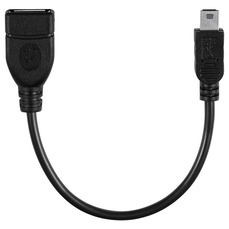 Mini 5-pin USB to USB 2.0 AF OTG Adapter Cable