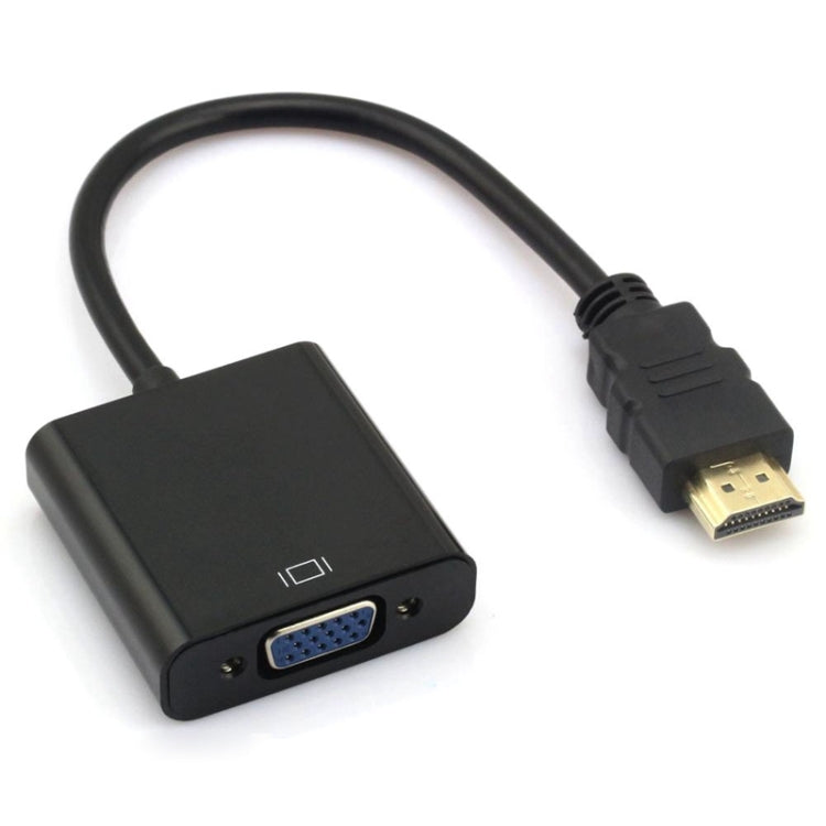 24cm Full HD 1080P HDMI to VGA + Audio Output Cable for Computer / DVD / Digital Set-top Box / Laptop / Mobile Phone / Media Player