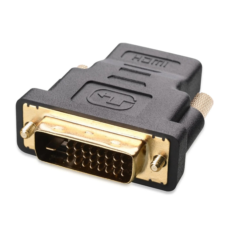 HDMI 19Pin Female to DVI 24+1 Pin Male adapter (Gold Plated)