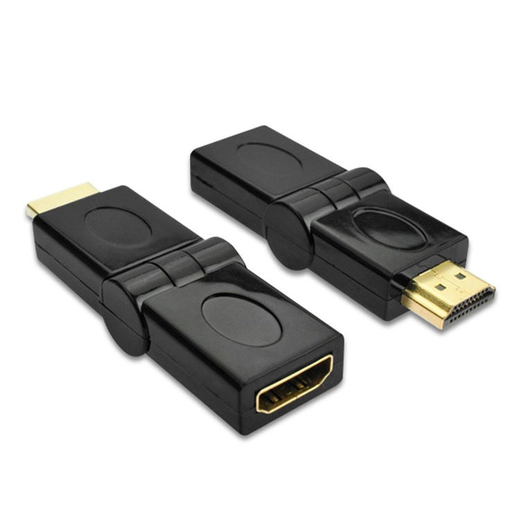 HDMI 19 Pin Male to HDMI 19Pin Female SWIVEL (180 Degree) Adaptor (Gold Plated)