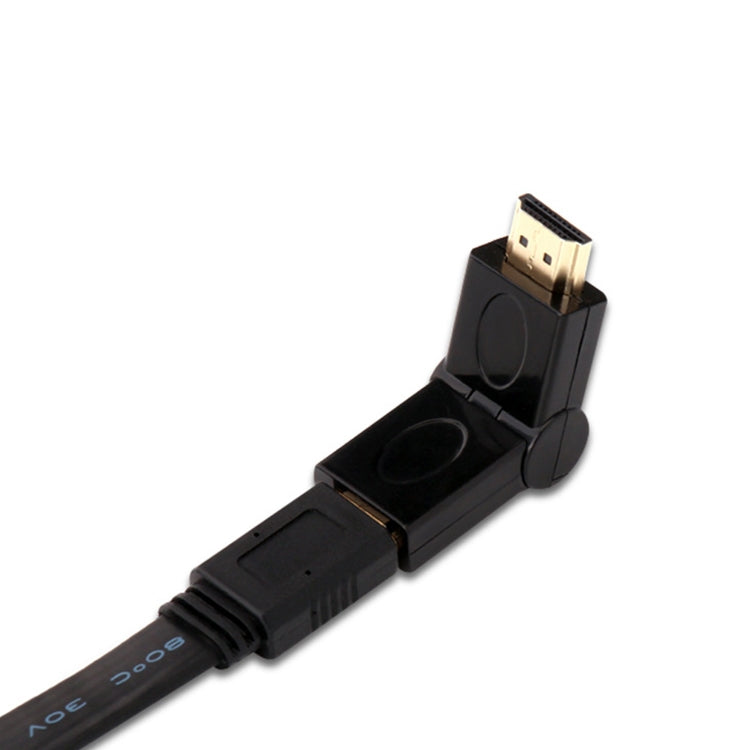 HDMI 19 Pin Male to HDMI 19Pin Female SWIVEL (180 Degree) Adaptor (Gold Plated)