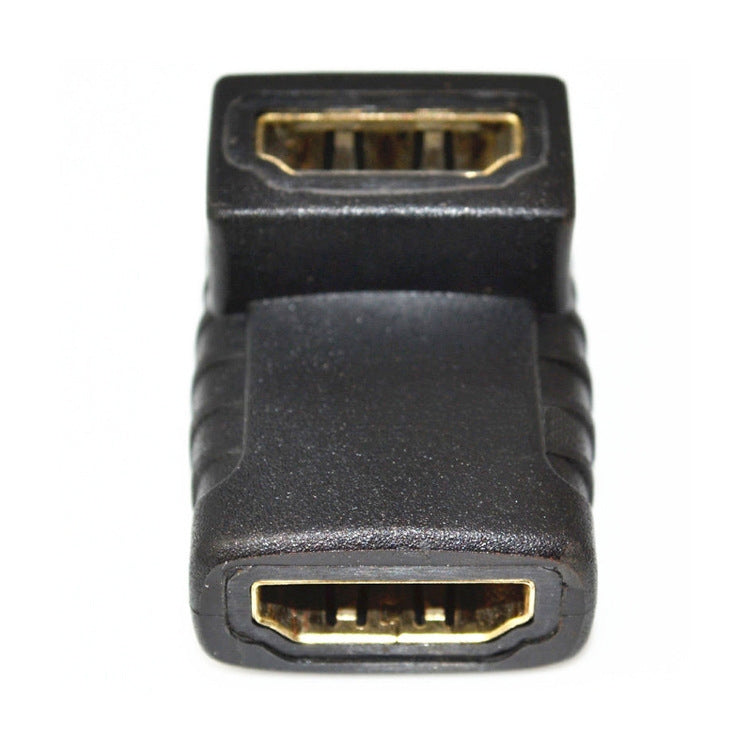 HDMI Angle Coupler (Female to Female) - 90 Degree (Gold Plated)