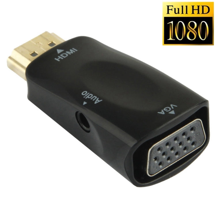 Full HD 1080P HDMI to VGA and Audio Adapter for HDTV / Monitor / Projector