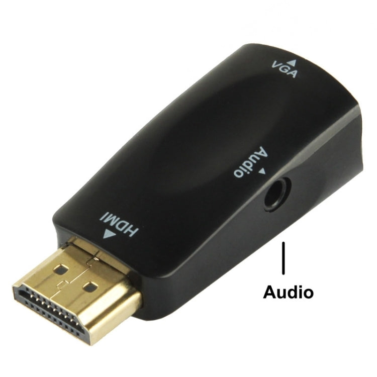 Full HD 1080P HDMI to VGA and Audio Adapter for HDTV / Monitor / Projector