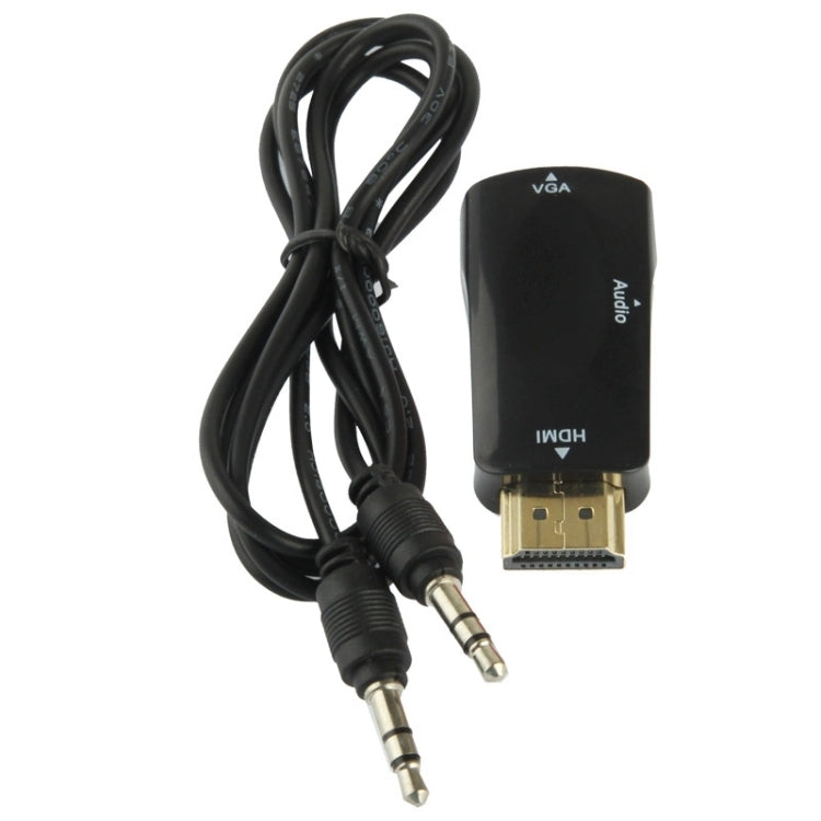 Full HD 1080P HDMI to VGA and Audio Adapter for HDTV / Monitor / Projector