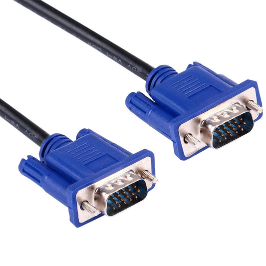 5m High Quality VGA 15Pin Male to VGA 15Pin Male Cable for LCD Monitor / Projector