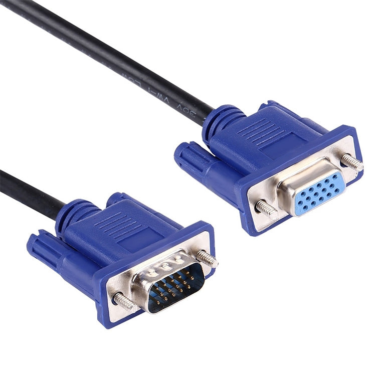 5m Good Quality VGA 15 Pin Male to VGA 15 Pin Female Cable for LCD Monitor, Projector, etc