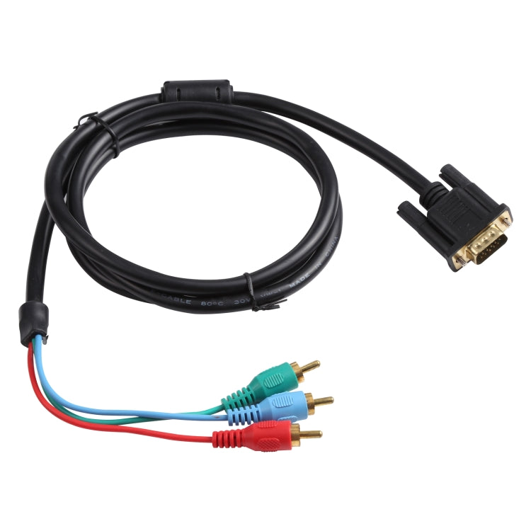 1.5m VGA to 3RCA RGB Cable