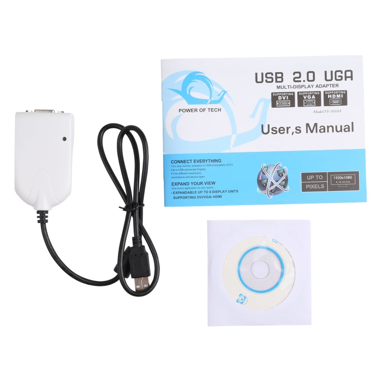 USB To VGA Multi-Monitor / Multi-Display Adapter, USB 2.0 External Graphics Card