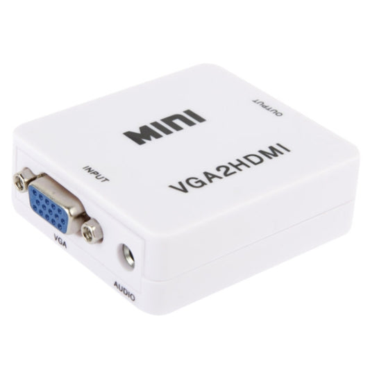 1080P Mini VGA to HDMI Audio Video Converter for HDTV, PC, Laptop and DVD