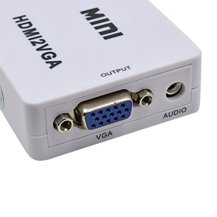 Mini HDMI to VGA Audio Converter