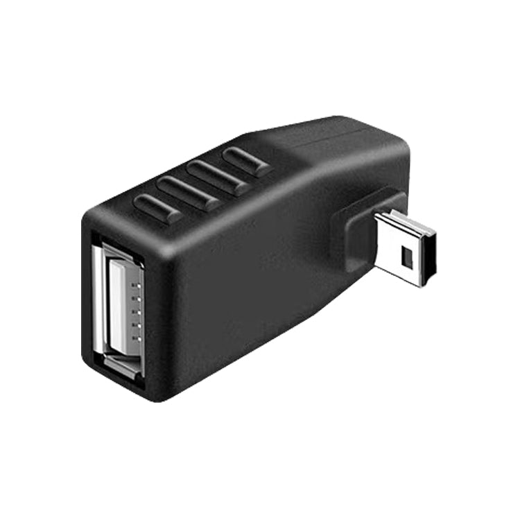 90 Degree Mini USB Male to USB 2.0 AF Adapter