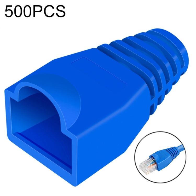 Network Cable Boots Cap Cover for RJ45, Green (500 pcs in one packaging , the price is for 500 pcs)