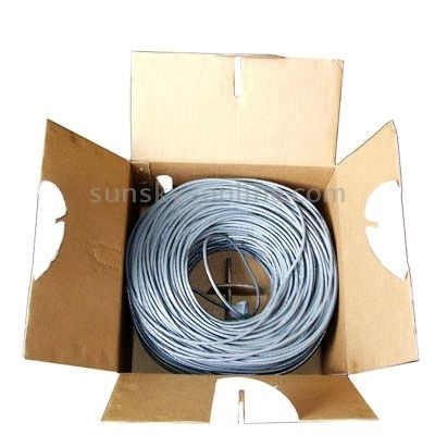 Lan Cable (CAT6E Data cable), Copper, Length: 305m, Diameter: 0.52mm