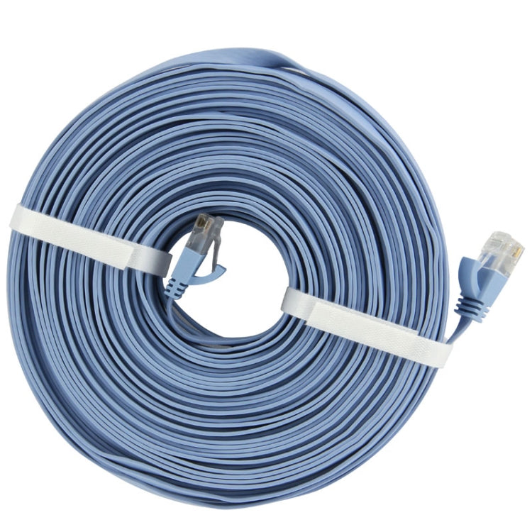 50m CAT6 Ultra-thin Flat Ethernet Network LAN Cable