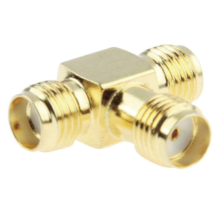 Gold Plated SMA Female to 2 SMA Female Adapter