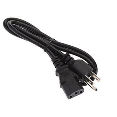 Universal US 3 Prong AC Power Cords for Desktop Computer Printer Monitor Plug, Cable Length: 1.5m