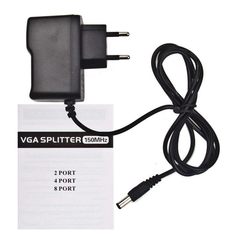 4 Port 150MHz VGA Splitter (1 VGA Input, 4 VGA Output)