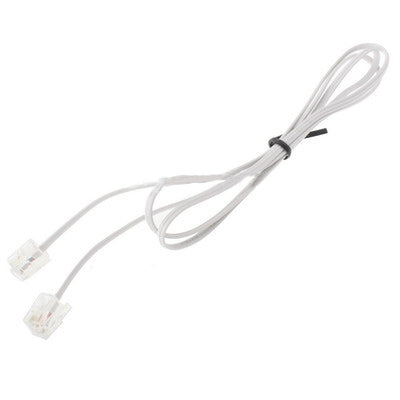 2 Core RJ11 to RJ11 Telephone cable, Length: 1m