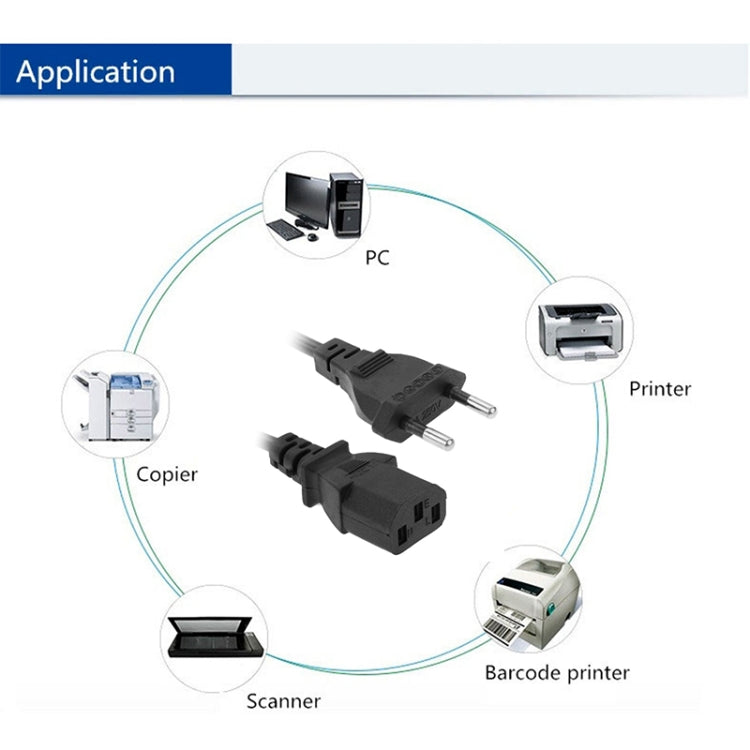 EU Power Cord, Cable Length: 1.2m