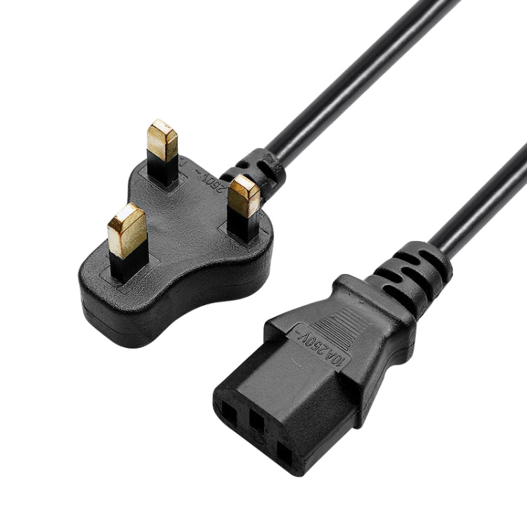 Small UK Power Cord, Cable Length: 1.2m