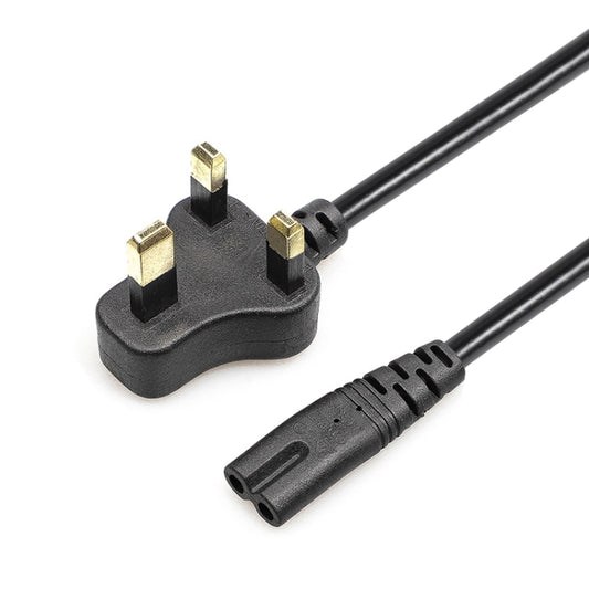 2 Prong Style Small UK Notebook Power Cord, Length: 1.2M