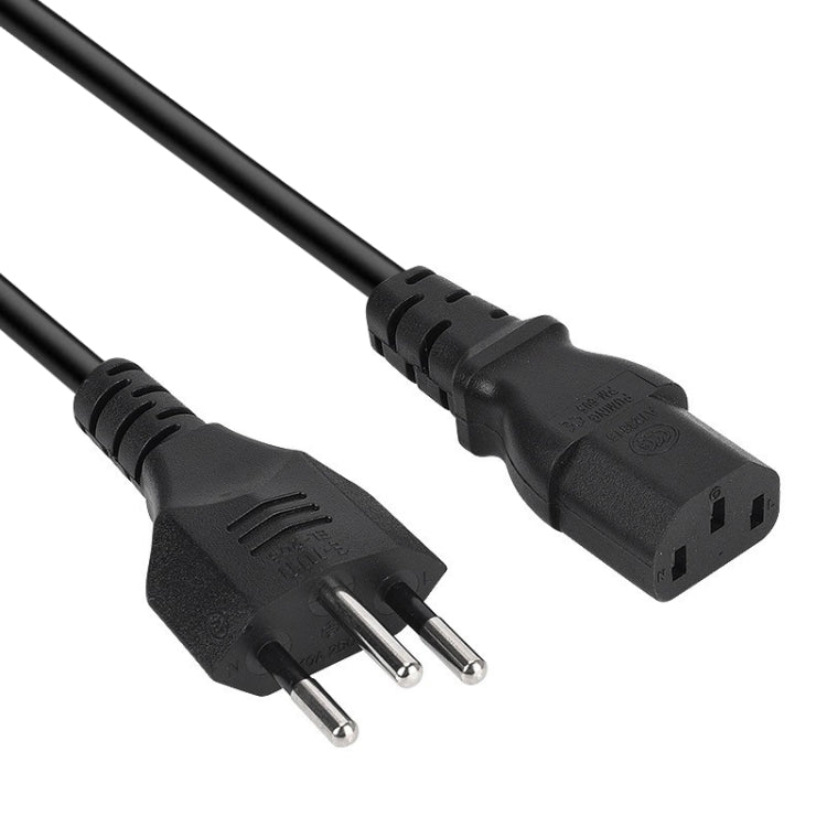 3 Prong Style Brazil AC Power Cord, Length: 1.8m ( OD6.8 )