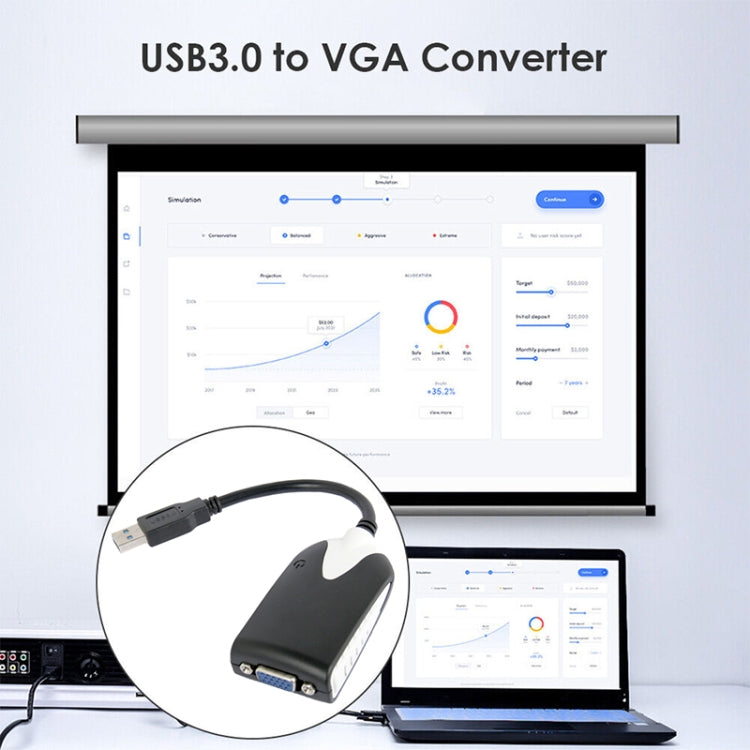 USB 3.0 to VGA Display Adapter, Resolution: 1920 x 1080