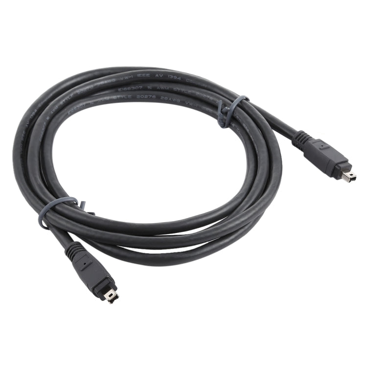 High Quality Firewire IEEE 1394 4Pin Male to 4Pin Male Cable, Length: 1.8m(Gold Plated)