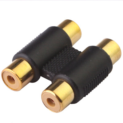 2 RCA Female to Female Connector