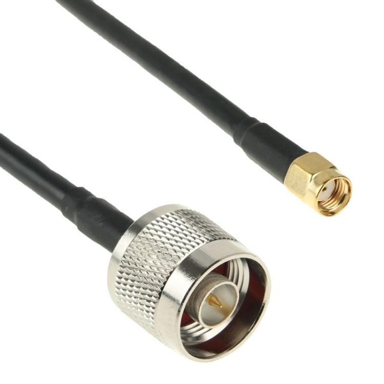 N Male to RP-SMA Converter Cable, Length: 100cm(Black)