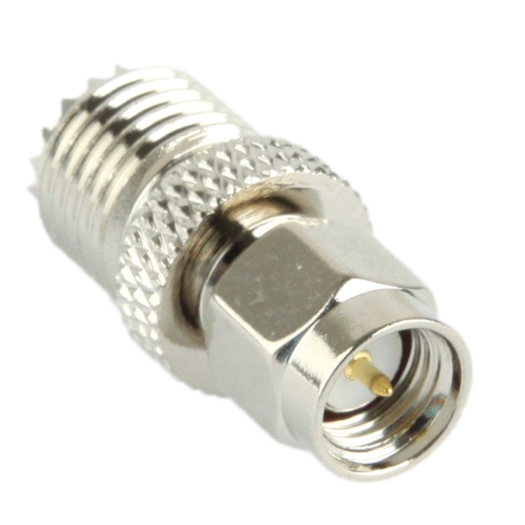 Coaxial SMA Male to Mini UHF Female Adapter