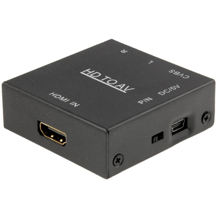 HDV-M610 Mini Size Full HD 1080P HDMI to AV/CVBS Video Converter Adapter