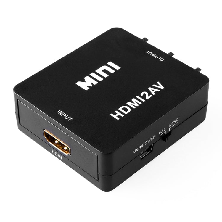 VK-126 Mini HD HDMI to AV/CVBS Video Converter Adapter