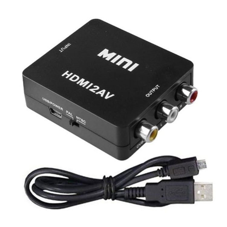 VK-126 Mini HD HDMI to AV/CVBS Video Converter Adapter