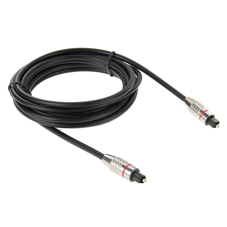 Digital Audio Optical Fiber Cable Toslink M to M, OD: 5.0mm, Length: 3m