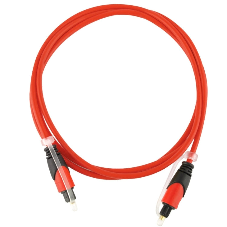 Digital Audio Optical Fiber Toslink Cable, Cable Length: 1m, OD: 4.0mm (Gold Plated)