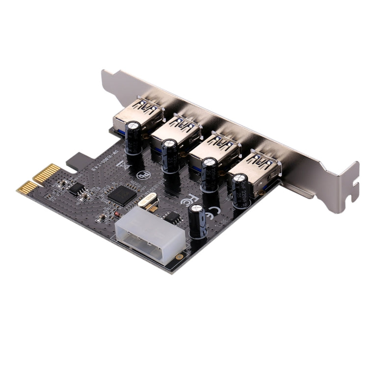 USB 3.0 4 ports PCI-E Express Controller Card 5Gbps