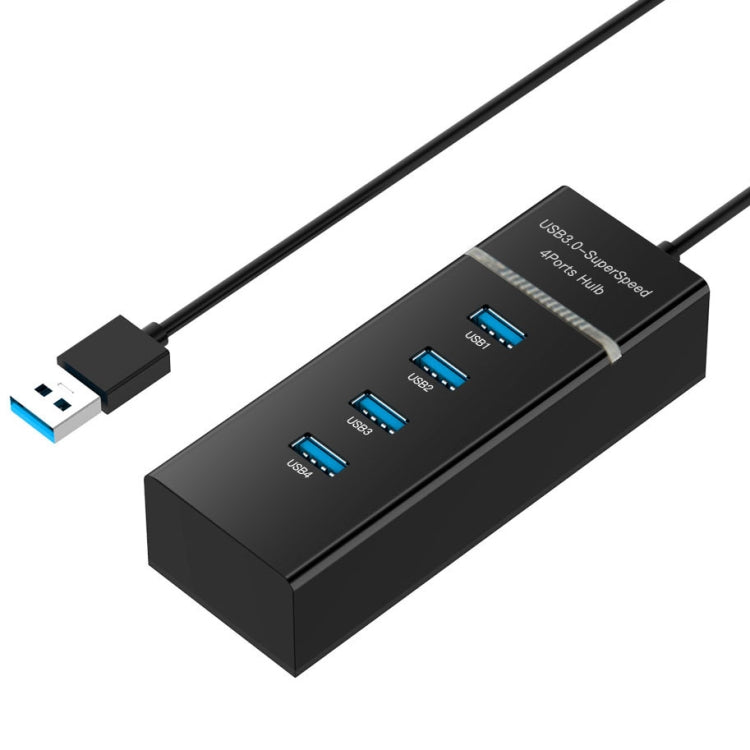 4 Ports USB 3.0 Hub Splitter with LED, Super Speed 5Gbps, BYL-P104