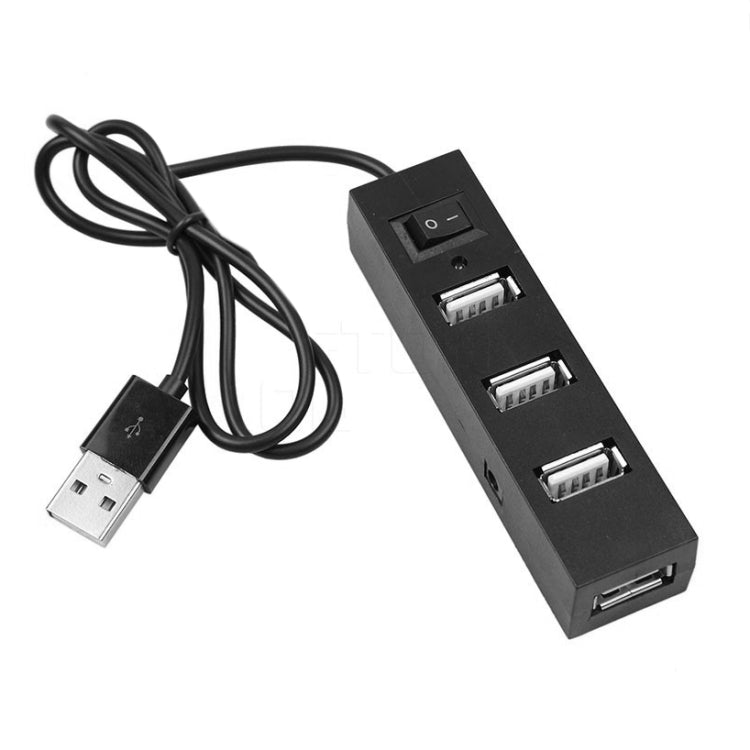 4 Ports USB HUB 2.0 USB Splitter Adapter with Switch