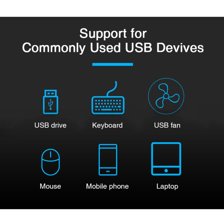 4 Ports USB HUB 2.0 USB Splitter Adapter with Switch