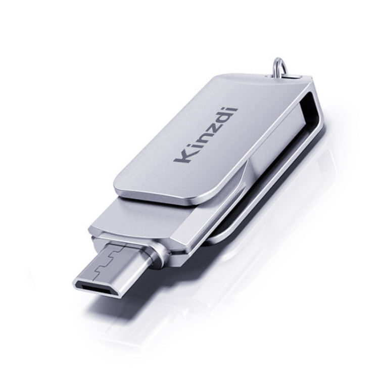 Kinzdi 16GB USB + Type-C Interface Metal Twister Flash Disk V8